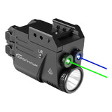 Mira Tactica Laser Para Rifle O Pistola Color Verde Y Azul