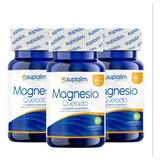 Pack 3 Magnesio Quelado 500mg 60 Comprimidos - Suplalim