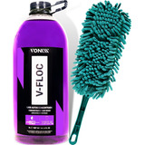 Shampoo Automotivo V-floc 3l + Espanador Microfibra Vonixx