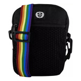 Mini Bolsa Lateral Lgbt Rainbow Necessaire Pride Shouder Bag