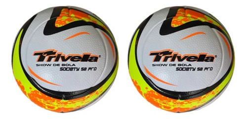 2x Bola De Futebol Profissional Original Trivella S8 + Macia