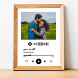 Quadro Spotify Interativo Personalizado Tamanho 45x33cm