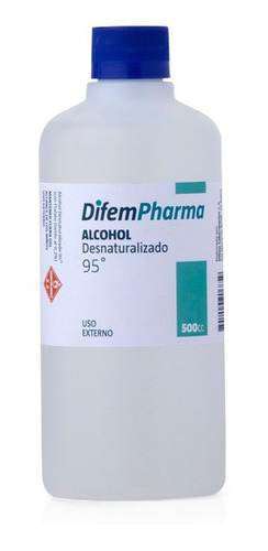 Alcohol Desnaturalizado 95º Difem 500cc