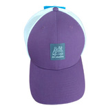 Gorra Marca Columbia Color Morado Con Blanco Medida L