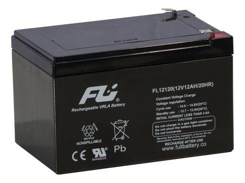 Bateria Fuli Battery Powest Titan Sellada 12v-12ah