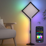 Bedee Lámpara De Pie Led De Esquina: Lámpara De Pie Rgb Con