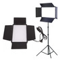 Lámpara Fotografica De Kit De Led Video Luz Regulable Panel Lámpara Fotografica De Kit De Led Video Luz Regulable Panel