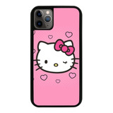 Funda Uso Rudo Tpu Para iPhone Kitty Gato Moda Mujer Lindo 4