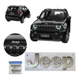 Emblema Jeep Cromado Do Capo Original Mopar Jeep Renegade