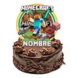 Kit Imprimible Topper Cake Minecraft Adorno Cameo Silhouette