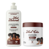 Kit Ativador Mel Natural + Mel Cola 500g Modelagem Trihair