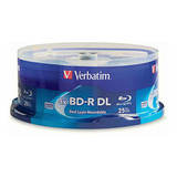 Verbatim 98356 Disco Blu-ray (bd-r Dl), 50 Gb, 6x,