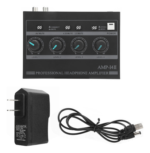 Amplificador De Auriculares Conjunto De Monitor De 4 Canales