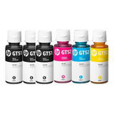 Kit 6 Garrafa De Tinta Gt51 E Gt52 Para Smart Tank 515, 519