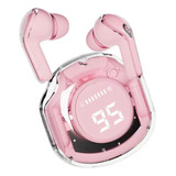Audífonos Con Cable Bluetooth Macaron, Color Rosa
