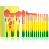 Docolor Piña - Set De 16 Brochas Para Maquillaje 