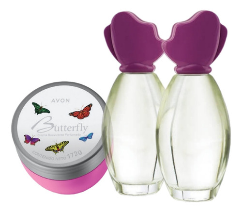 Avon Butterfly Set Encanto Fragancia Para Mujer Floral Volumen De La Unidad 50 Ml