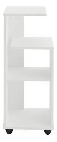 Mesa Lateral Para Telefone Em Mdf Branco [f031]