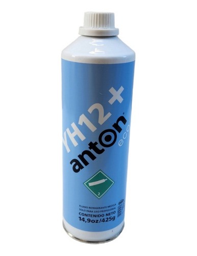 Garrafa Lata Gas Refrigerante Yh12+ Anton 425 Gr R12 Directo