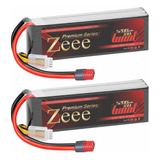 2 Baterias Lipo 11.1v 5200mah 100c 3s T Plug Zeee