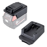 Convertidor De Batería Milwaukee M18 18v Battery Black...