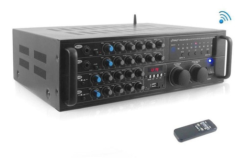 Amplificador Mixer Karaoke De 2000 Watts Y Bluetooth