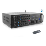 Amplificador Mixer Karaoke De 2000 Watts Y Bluetooth