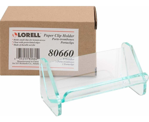 Porta Clips Lorell (llr80660) - Clip De Papel, Color Tra Cxc