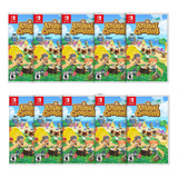 Combo Com 10 Animal Crossing New Horizons Switch Fisico