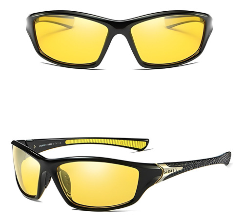 Oculos Visao Noturno Amarelo Importado Para Bike E Moto     