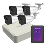 Kit Vigilancia 4 Camaras Ip Poe Bullet 2mp Y Nvr Cctv 1tb