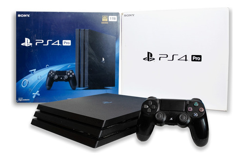 Sony Playstation 4 Pro 1tb Standard Color Negro En Caja