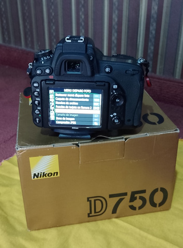 Nikon D 750 Excelente Uso Fotografía Recreativa 