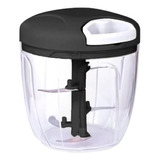 Mini Processador Triturador Manual Alimentos 5 Lâminas 900ml