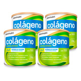 Kit 4 Colágeno Hidrolisado Em Pó 250g Uva Verde Maxinutri