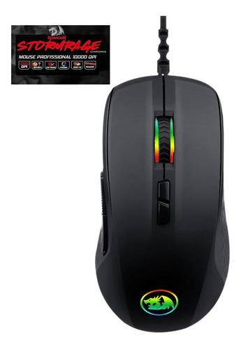 Mouse Gamer Para Jogo Redragon 10000dpi Stormrage M718rgb