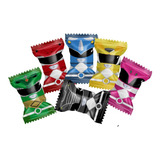 Kit 100 Balas Balinhas Personalizadas Power Rangers