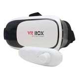 Oculos Virtual 3d Com Controle Vr Box Realidade Virtual Pc