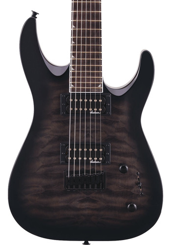 Guitarra Electrica 7 Cuerdas Jackson Js22q-7 Dinky Negro 