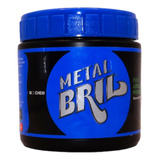 Crema Metal Bril Pule Abrillanta Metal Pintura Plastico 250g