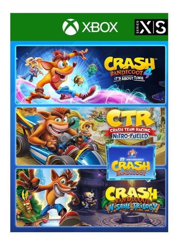 Crash Bandicoot Lote Crashiversary  Cta Digital Parental