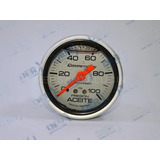 Reloj Presion Aceite Compet. F. Plateado C/glicer. D60mm