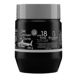 Gel Massageador Cartilagem De Tubarão 18 Ervas Pote 240g 