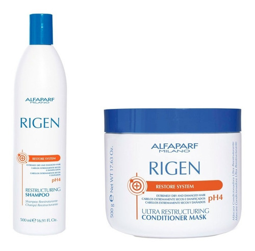 Shampo+mascarilla Alfaparf Rigen Restructuring 