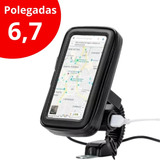 Suporte Celular P/ Moto 360º - Impermeável C/ Carregador Usb