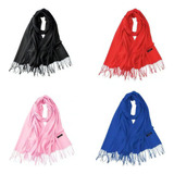 4 Bufandas Cuellera Pashmina Palestina De Invierno Color Rojo