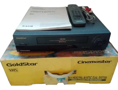 Vídeo Cassete Goldstar Cinemaster 4head Ntsc-pal-m D System