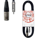 Cable Audio Canon Xlr Macho A Rca Mono 1,5 Mts Mscables