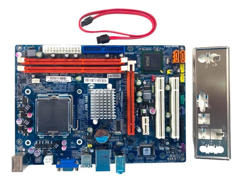 Placa Mãe Pci Mb G41m3l-e Socket 775p + Cabo E Espelho