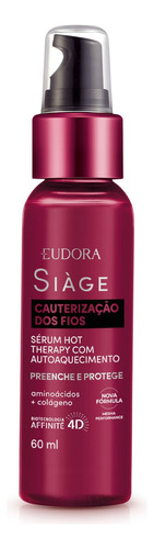 Sérum Capilar Siàge Hot Therapy Cauterização Dos Fios 60ml